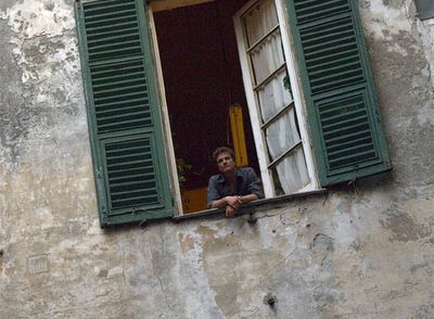 Colin Firth, en su casa de  Génova. 