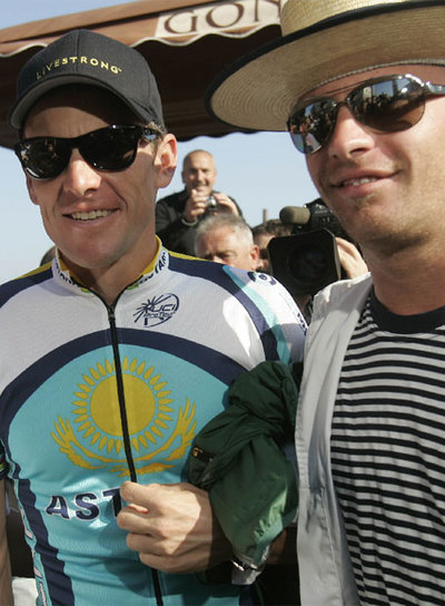 Armstrong, ayer en Venecia.