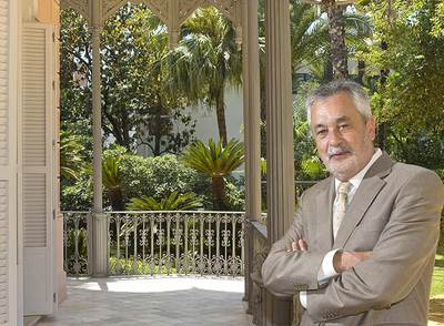 José Antonio Griñán, el pasado miércoles, en la Casa Rosa, sede de la presidencia de la Junta.