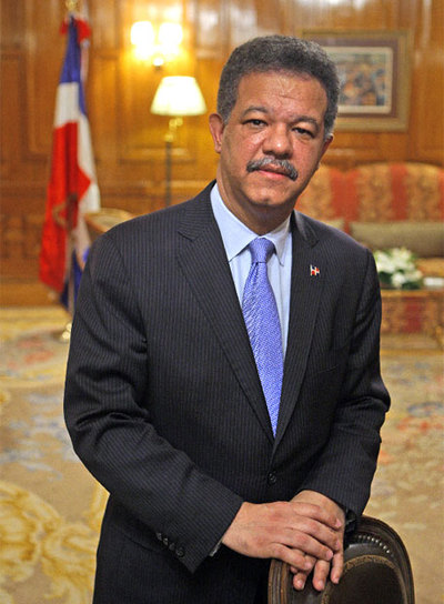 Leonel Fernández, presidente de la República Dominicana.