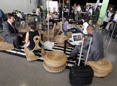 El espacio  Face to face,  que permitía ponerse en contacto a los asistentes del Día del Emprendedor.