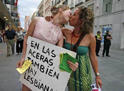 "Soy lesbiana y vengo para que se me vea"
