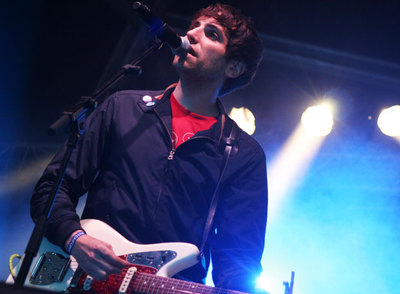 Uno de los miembros de The Pains of Being at Heart.