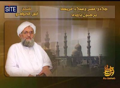 AL ZAWAHIRI CLAMA CONTRA EL "CRIMINAL" OBAMA