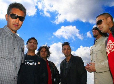 El grupo  Asian Dub Fundation , que actúa en Málaga.