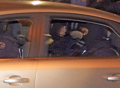 Traslado de Jurdan Martitegi desde la comisaría de Montpellier a París el pasado abril.