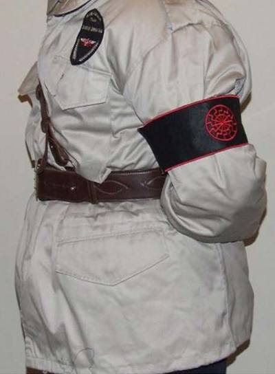 El uniforme de las  rondas negras , en una imagen del diario  La Repubblica .