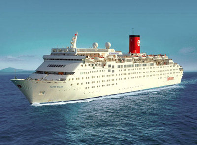 Crucero  Ocean Dream , en el que se ha detectado un brote de nueva gripe.