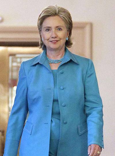 Hillary Clinton.