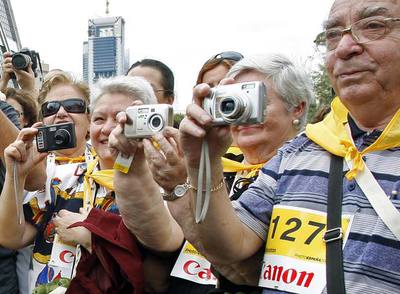 Participantes del PHotoMaratón  del año pasado, organizado por PHotoEspaña.