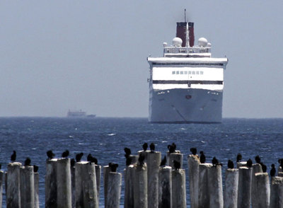 Parada del  Ocean Dream  en la isla de Margarita (Venezuela).