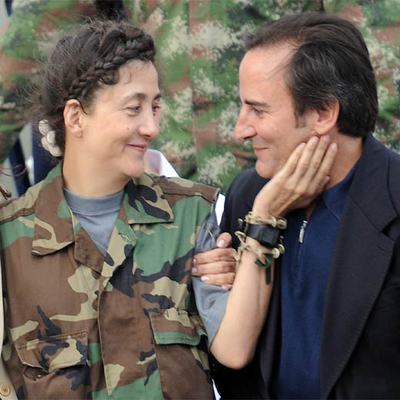 Ingrid Betancourt y Juan Carlos Lecompte, el día de la liberación.