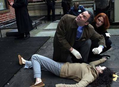 Escena de  Ley y orden , la serie policiaca más longeva de la historia.