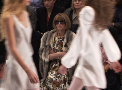 Anna Wintour, en una escena del documental  The September issue .