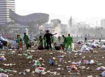 FOTOGALERIA: Basura en la playa