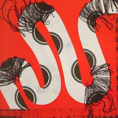 Cuadro de la serie  Jardín Acuático,  de Guerrero Tonda.