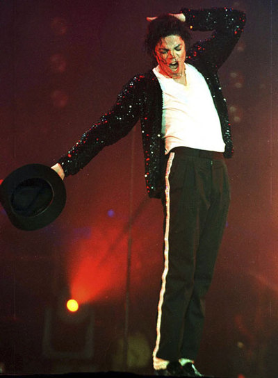 Jackson, durante un  show   en la ciudad de Bandar Seri Begawan, en Brunei. Verano de 1996. 