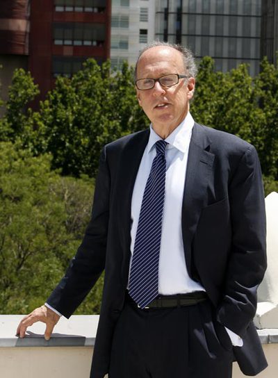 Stephen Roach, durante su visita a Madrid esta semana.