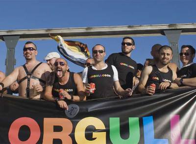 Manifestación del Orgullo Gay en Sevilla.