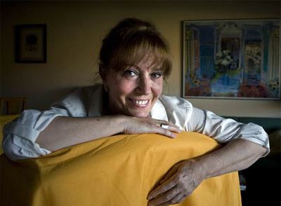 Mercedes Sampietro, el pasado miércoles en su casa de Madrid.