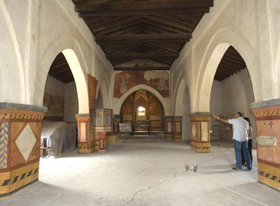 Arte de los siglos XV y XVIII oculto bajo 40 capas de cal