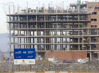 Construcción de pisos en Barakaldo.