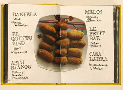 Doble página de bares de croquetas de Le Cool en Madrid