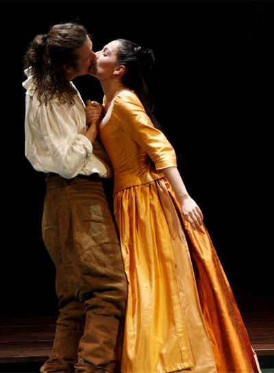 Escena de  ¿De cuándo acá nos vino?,  de Lope de Vega.