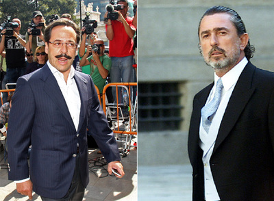 De izquierda a derecha, Álvaro Pérez, alias  El Bigotes,  y Francisco Correa.