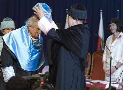 Pérez González es investido doctor  honoris causa  por la Universidad Internacional Menéndez Pelayo.