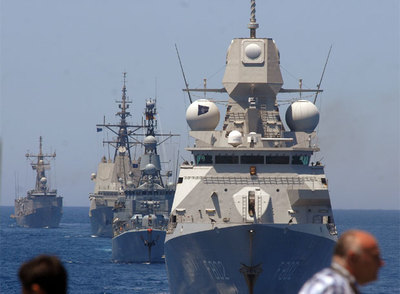 Demostración aeronaval de la OTAN en Rota