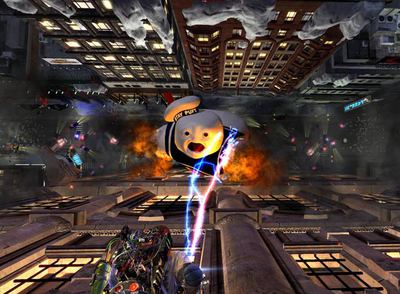 Escenas de   Cazafantasmas.  