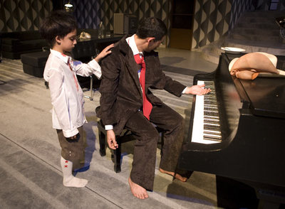 Escena del montaje  Purgatorio , de Romeo Castellucci, que se ha representado en el Festival Grec de Barcelona.