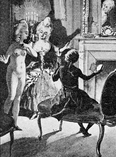 Ilustración de   Monsieur Nicolas  , obra autobiográfica de Nicolas-Edme Rétif de la Bretonne.