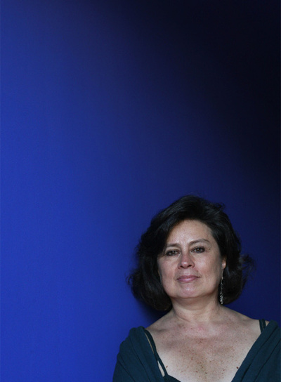 Laura Restrepo, autora de la novela  Demasiados héroes , fotografiada el pasado junio en Madrid. 