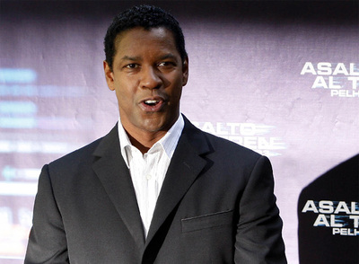 El actor estadounidense Denzel Washington, ayer en Madrid.