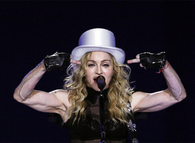 La reina del pop durante su actuación en el estadio o2 Arena de Londres, el pasado 4 de julio.