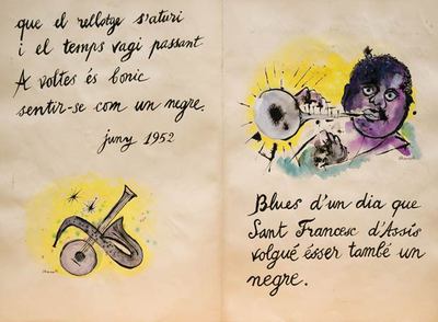  Jazz  (1952), de Joan Josep Tharrats.