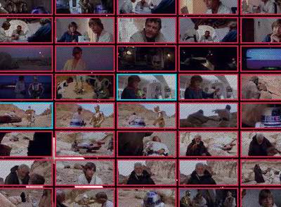 Fotogramas de 'La guerra de las galaxias'