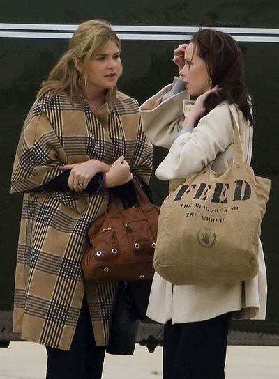 Barbara y Jenna Bush.