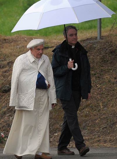 El paseo de Benedicto XVI
