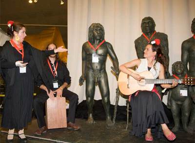 Chévere homenajea por bulerías al 'homo antecessor'