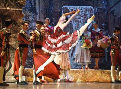 Representación de  Don Quijote   del Ballet Ruso. 