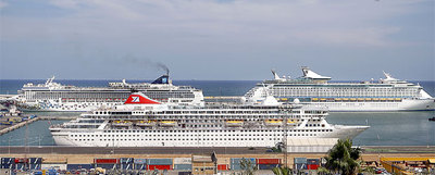 El puerto de Barcelona mantendrá la cifra de dos millones de cruceristas
