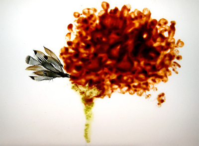 Ingredientes del gazpacho de Utile, en un homenaje al ratista Cy Twombly y su obra  Proteus .