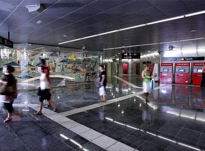 Abre parte del intercambiador de Diagonal para las líneas 3 y 5