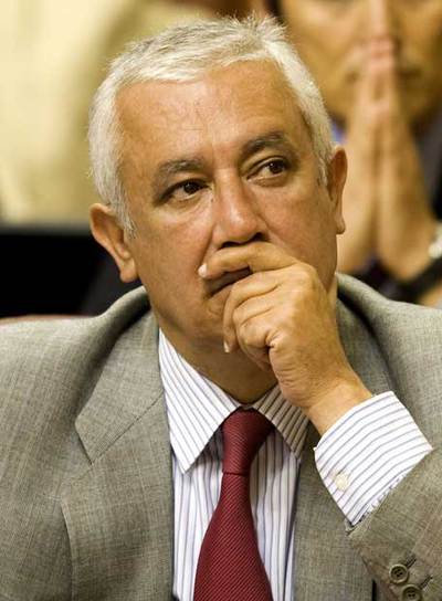 El  número tres  del PP, Javier Arenas.