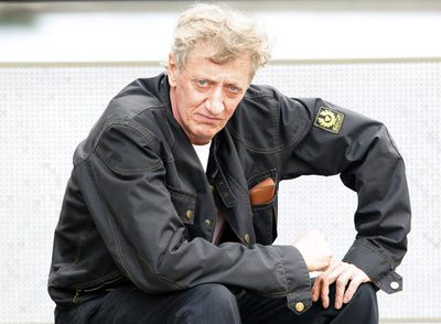 Enrique San Francisco, ayer, a las puertas del Palacio Euskalduna.