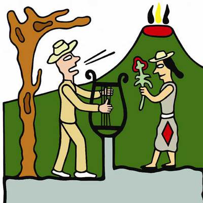 POETA DE LA LIRA PRESTADA