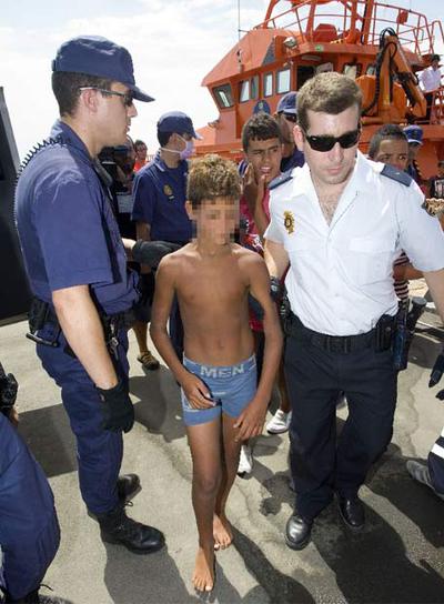 INTERCEPTADAS DOS PATERAS EN ALMERÍA